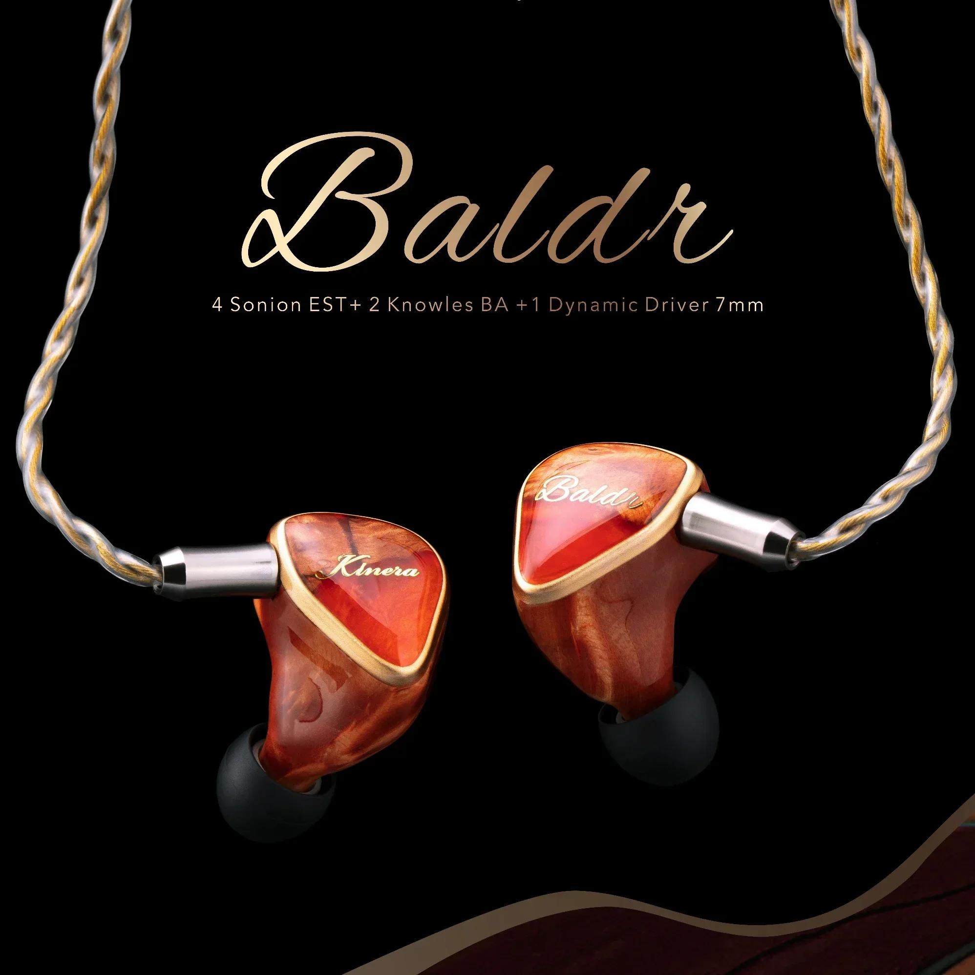 

Hot Kinera Baldr 2.0 Limited Edition 6 Driver Hybrid IEMs Hall-of-fame Sound Quality