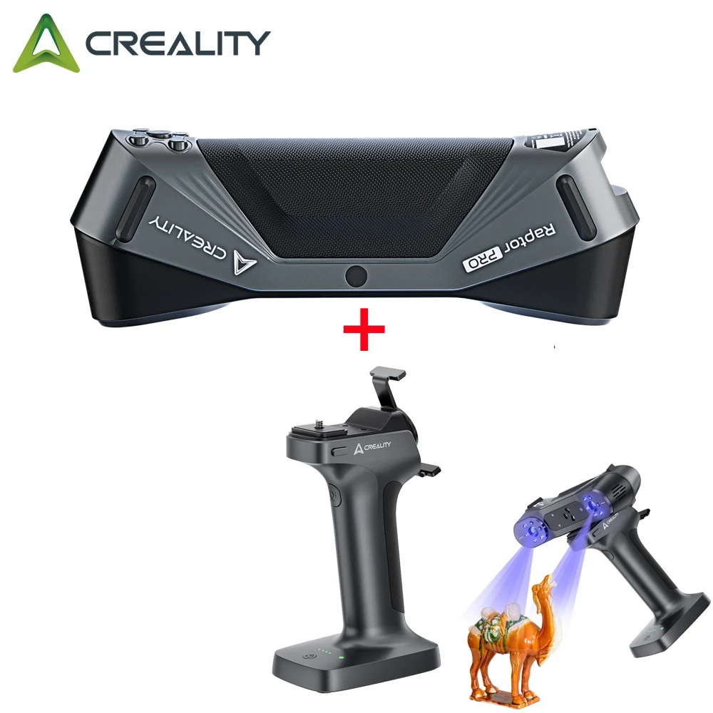 

Creality Raptor Pro 3D Scanner With Scan Bridge 22+7 Blue Laser Line/NIR High Accuracy Speed Anti-Shake Tracking 24Bit Color Sca