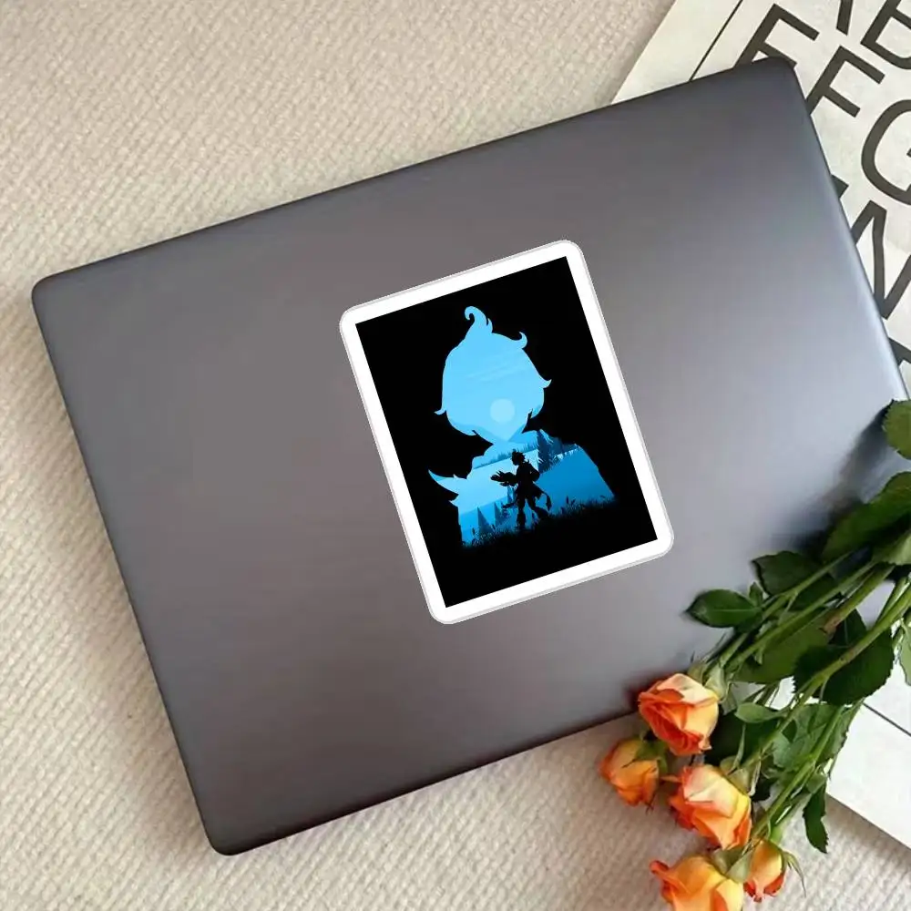 Genshin Impact Mika Waterproof Stickers For Decorating Car Windows Motorcycles And Computers.
