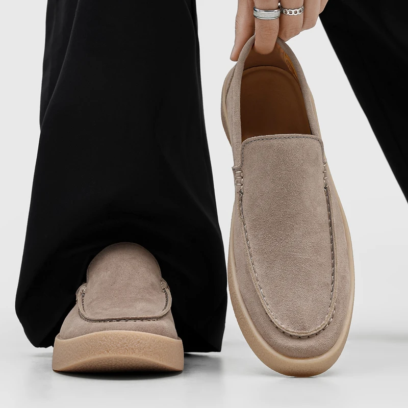 Men Shoes Casual Loafers Brand Men Casual Lightweight Comfortable Business Commuting Shoes Outdoor Hiking Shoes Sizes 38-46