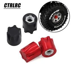 4PCS CNC Aluminum Alloy M4 Nut Wheel Rim Hat Cap For 1/10 RC Crawler TRX4 TRX6 SLASH D90 D110 SCX10 RC Drift Tamiya Yokomo HSP