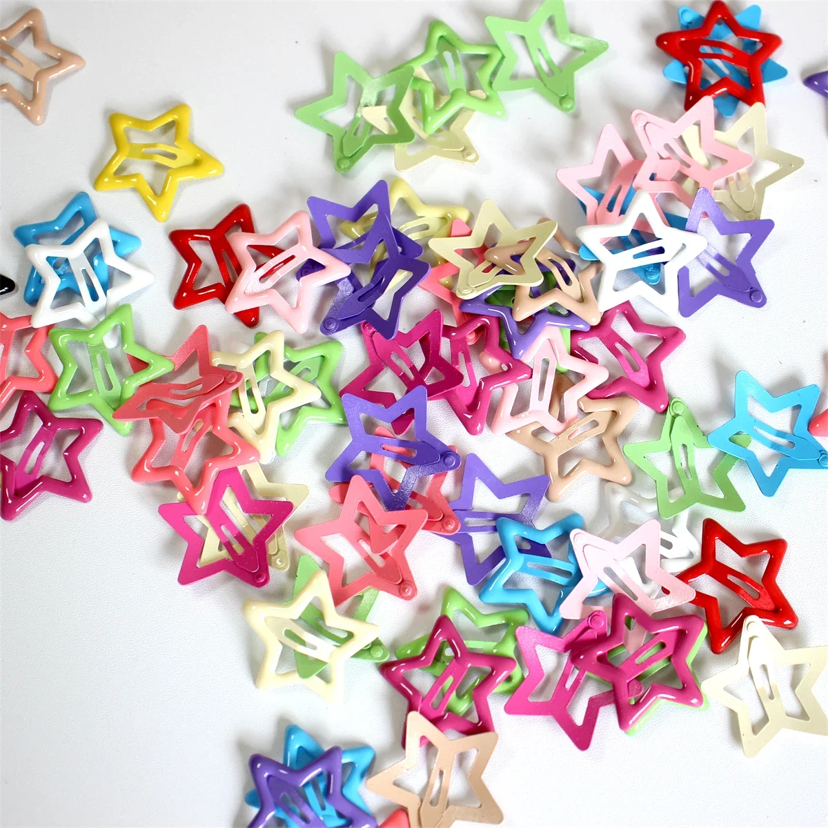 

30pcs baby girls Hair Clip for kids Hair Accessories Little Star Barrettes Chidlren Kids Slide Star Alloy Hairpin BB Hair Clips