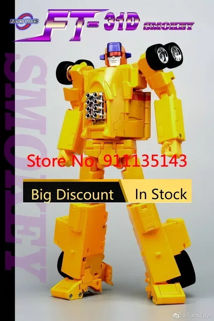 

FansToys FT-31D FT31D Figure Smokey Dragstrip Drag Strip Stunticons Menasor In Stock