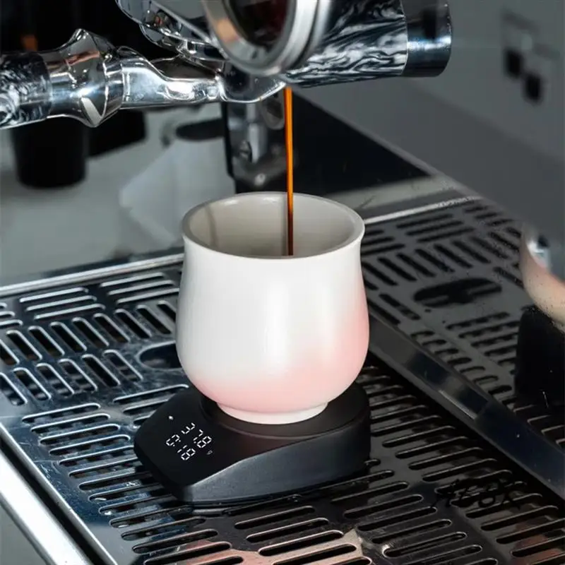 

ABBK-компактные цифровые весы для кофе с таймером, высокоточным весом и временем для идеального заваривания, необходимые для дома, кофейни