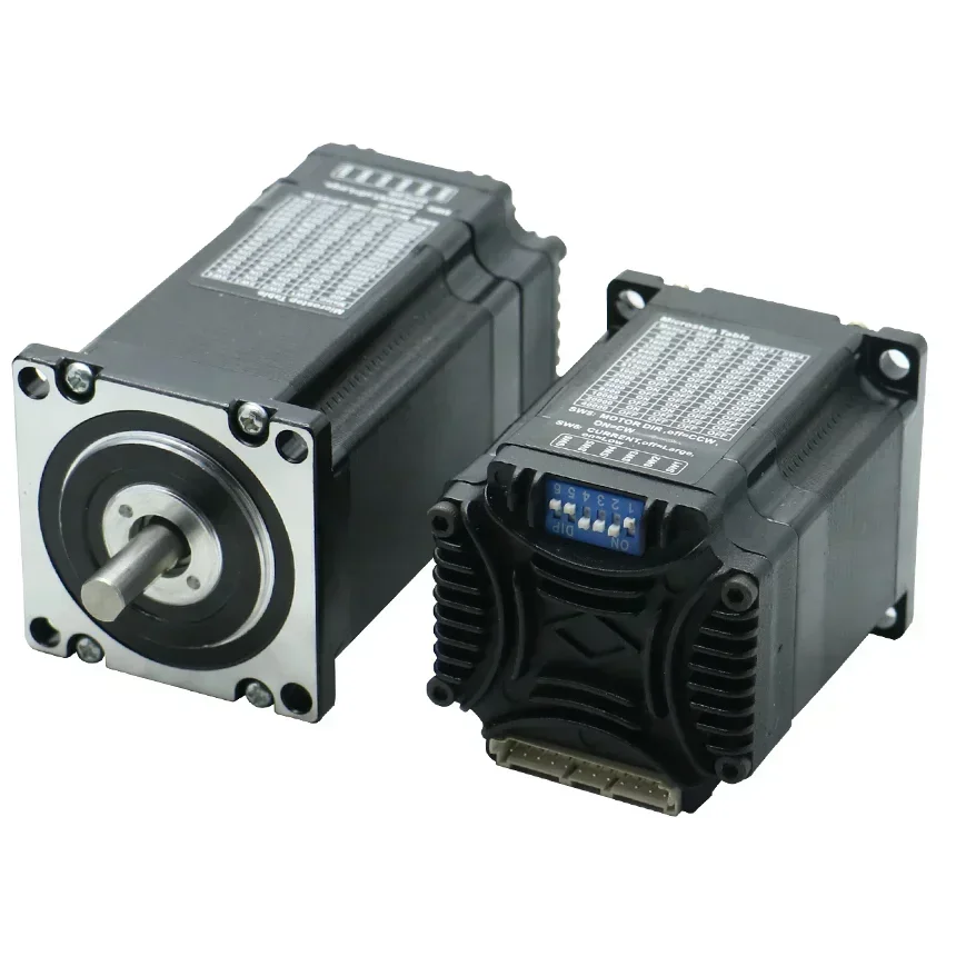 1.8° 3.2A 20-50VDC 57 Stepper 56mm Nema23 1.2Nm Nema 23 Integrated Closed Loop Stepper Servo Motor