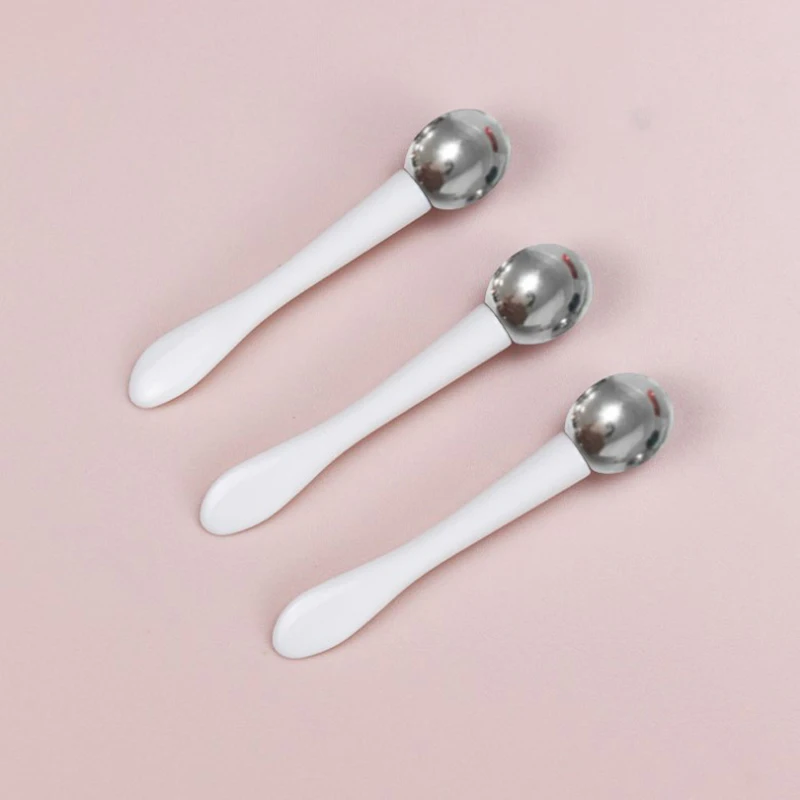 1pc Eye Roller Massage Stick Eye Cream Applicator Cosmetic Spatula Anti Wrinkle Facial Spoon Gold Alloy Face Thin Skin Care Tool