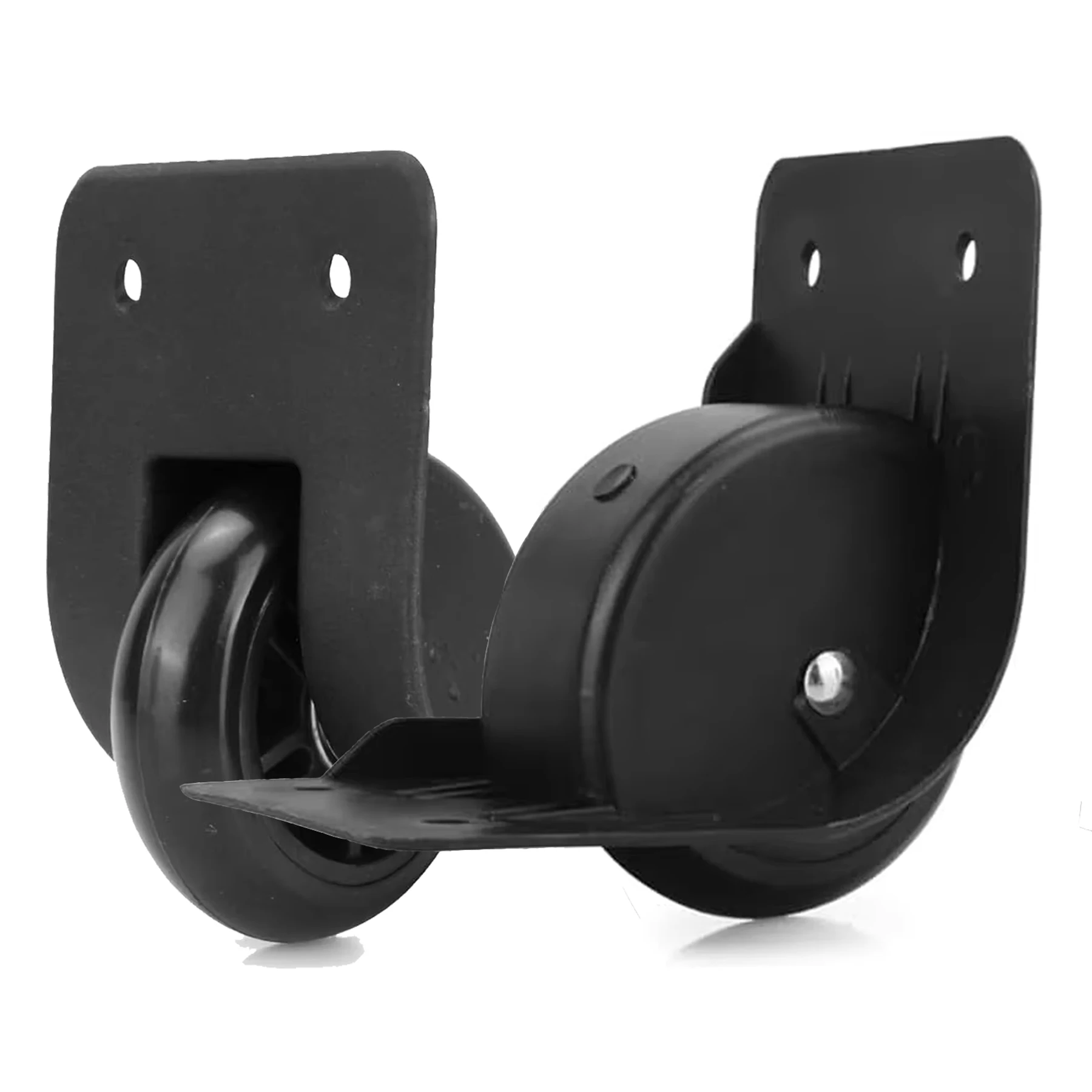 

GUGULUZA 1Pair Replacement for Luggage Unidirectional Wheels Travel Suitcase Black Repair Wheel Trolley Caster Replacement Parts