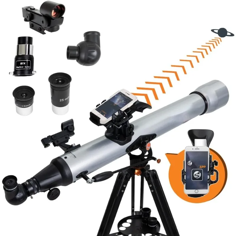 Smartphone App-Enabled Telescope – Works with StarSense App to Help You Find Stars, Planets & More – iPhone/Android Compatible