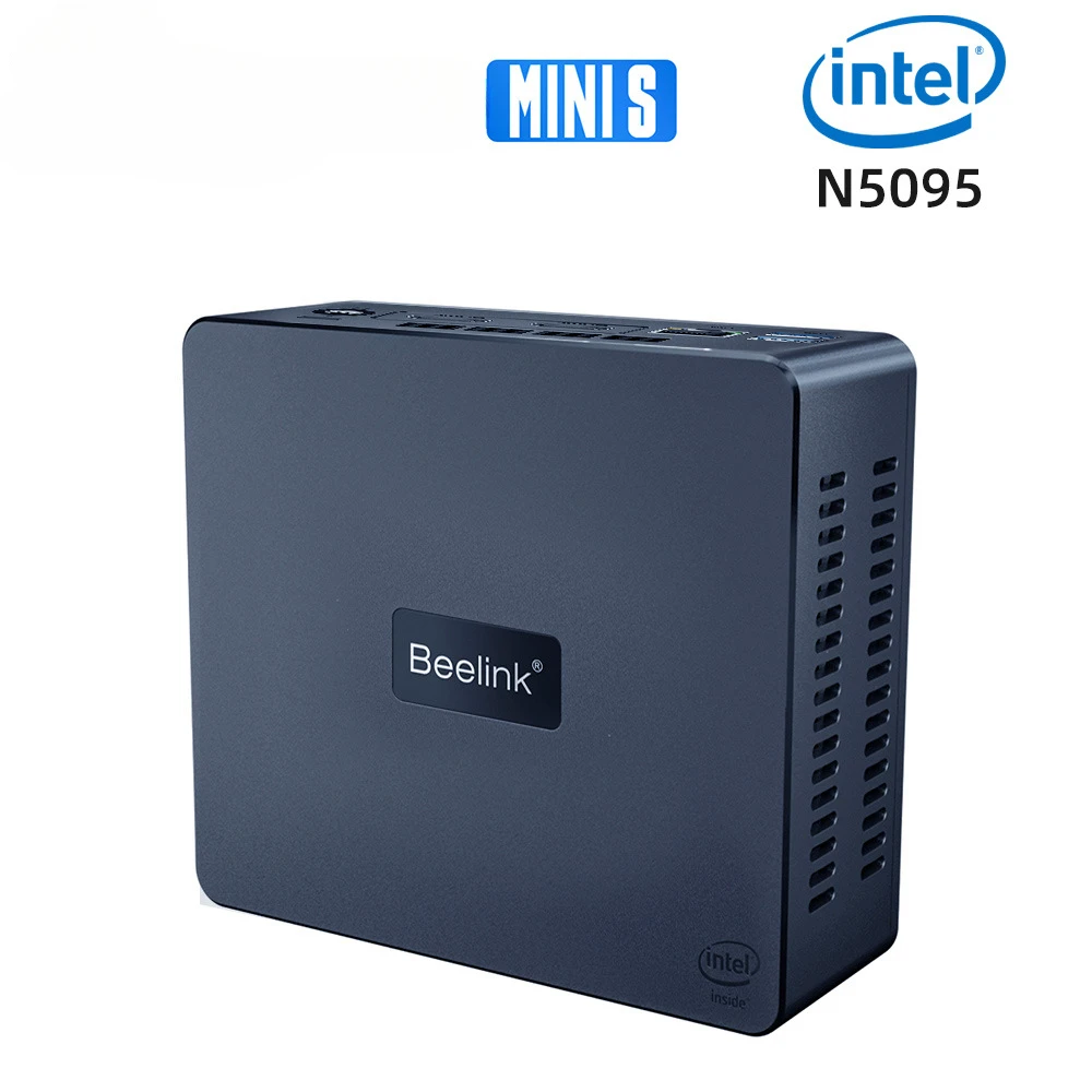 Computer Host. MINI S N5095 Mini PC Quad Core 4K High Definition 16GB