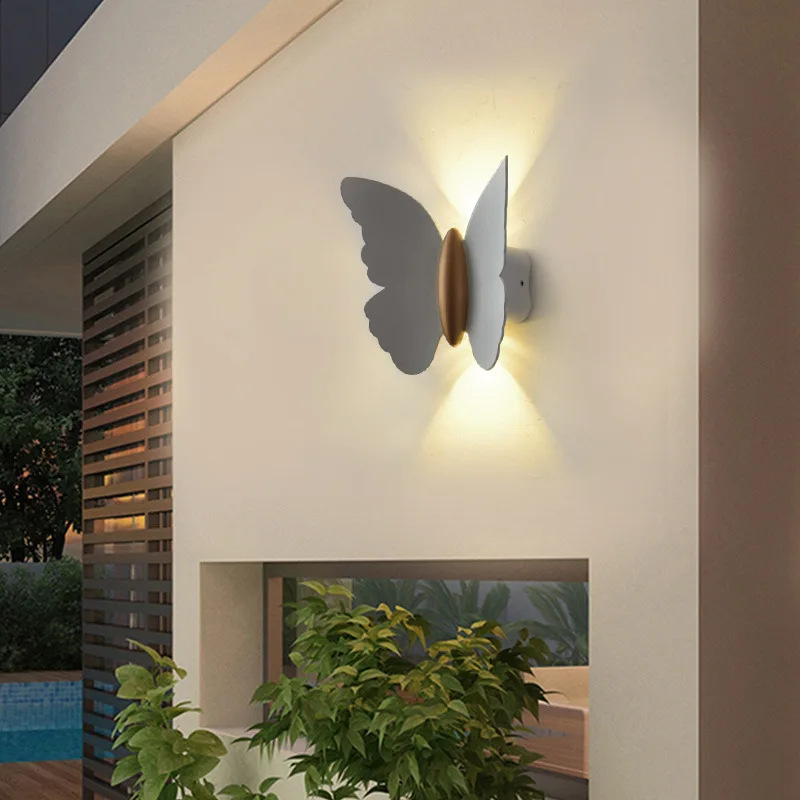 Lampe LED en Forme de Papillons Romantique et Imperméable, Luminaire Décoratif d'Nik, Idéal pour un Salon, une Passerelle, un oral et ou une ix, Nouveau Produit