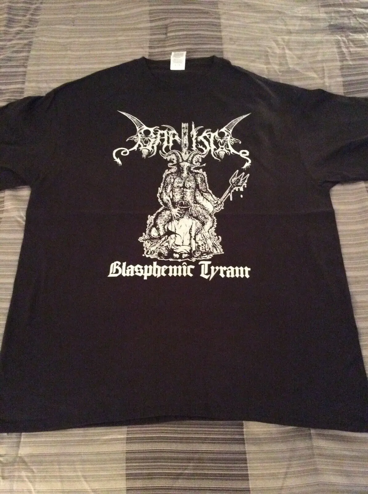 BAPTISM Blasphemic Tyrant Shirt XL,Gorgoroth,Urgehal,The Chasm,Urgehal, Urfaust,