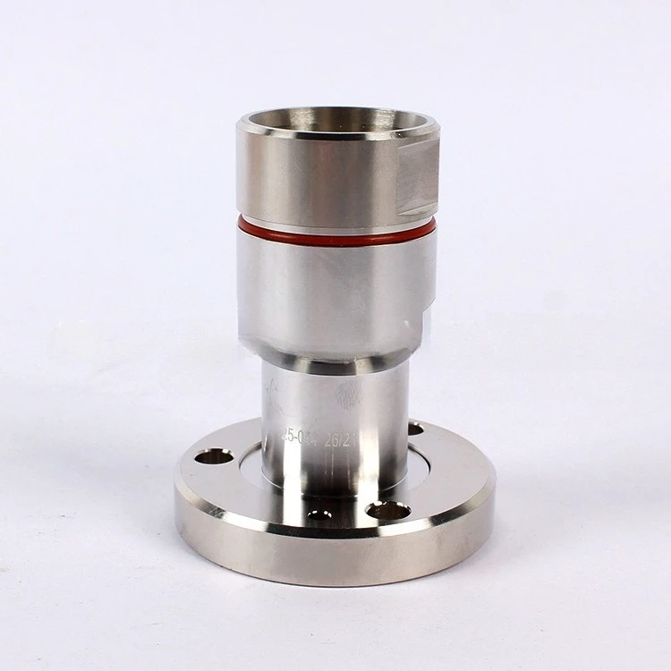 7/8EIA 4 Hole Flange RF Connector, Waterproof Coaxial Connector for 1/2 Corrugated Feeder Cable 5G Base Station