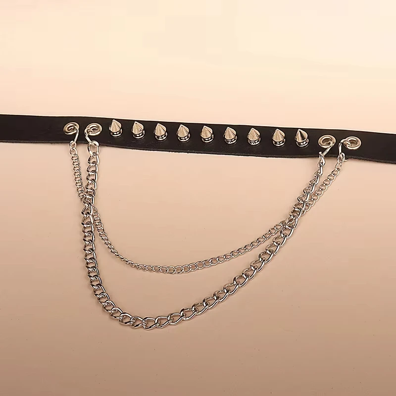 Anime Oosaki NANA Cosplay Necklace Gothic Punk Chain Necklace Neck Strap Cosplay Chocker Unisex Jewelry Accessories