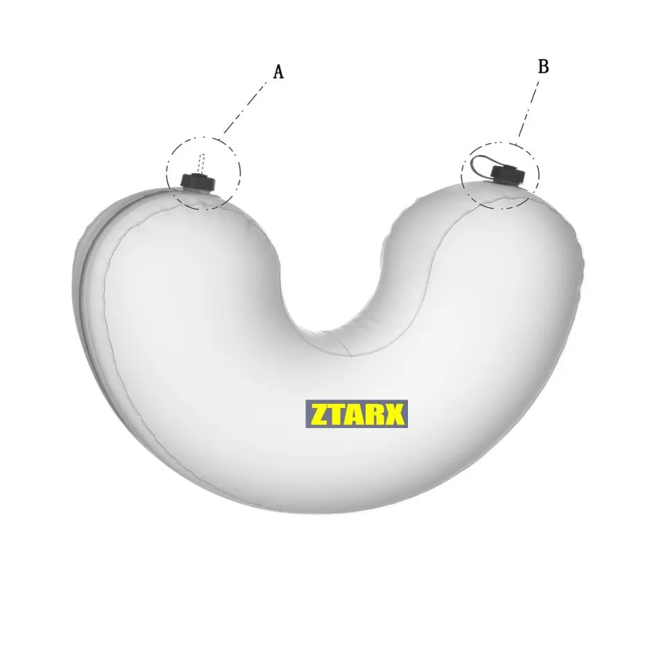 Ztarx Patented Outdoor Folding Inflatable Camping Light, Solar Inflatable Light,Folding Portable Inflatable Light Led Dual Tone