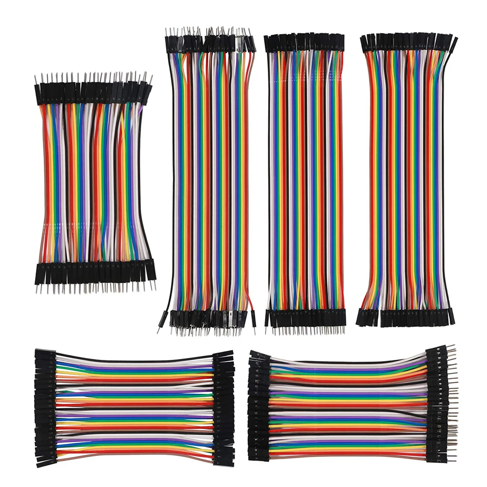 40 Pin Solderless Breadboard Jumper Wire 10/20CM Jumper Wire Solderless Breadboard Jumper Wires M–F Male - Male F-F for Arduino