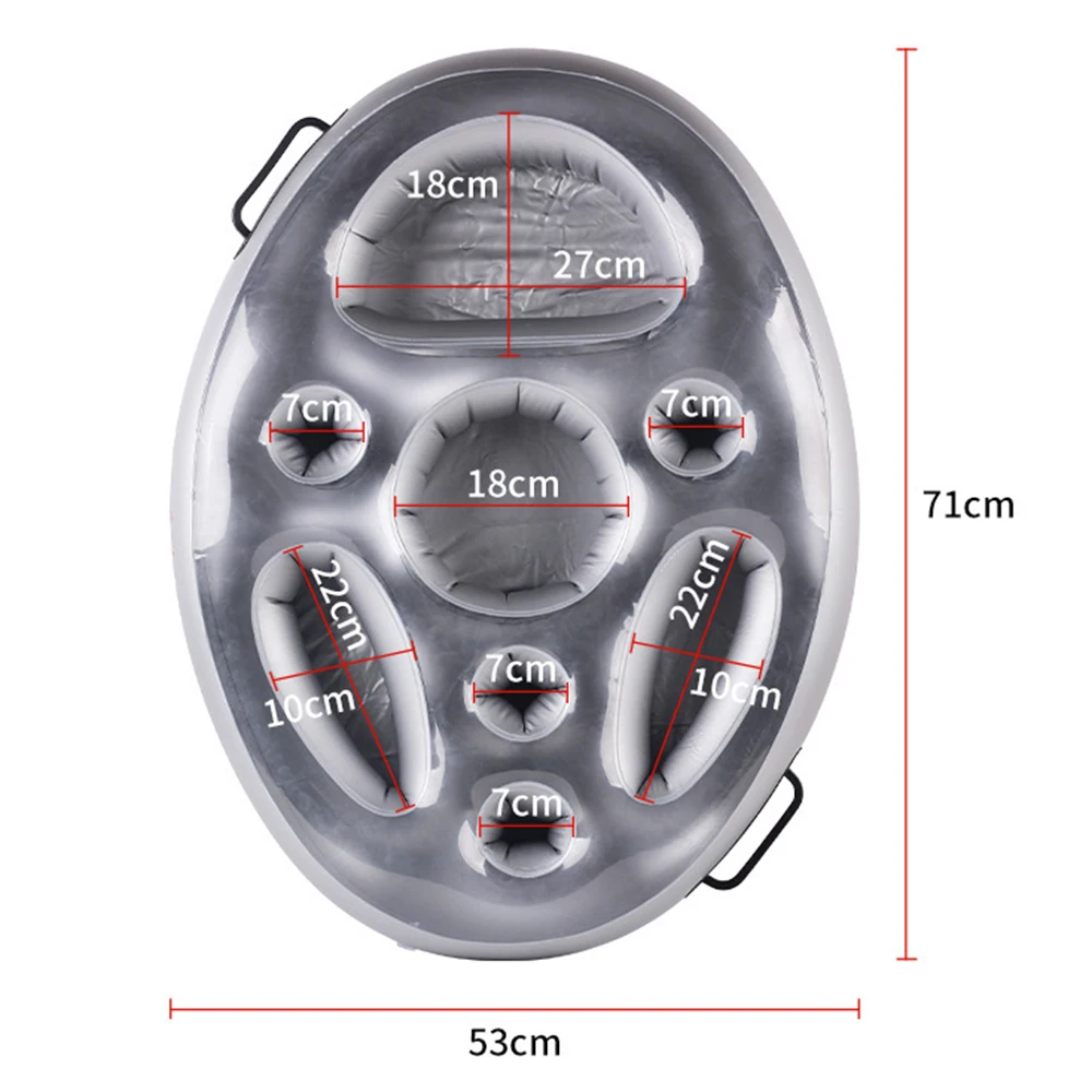 الصيف دلو البحر حامل الكأس حمام سباحة قابل للنفخ الشاطئ السباحة اللعب الأسرة حفلة تعويم البيرة شرب صينية طاولة تبريد ملحقات لعبة