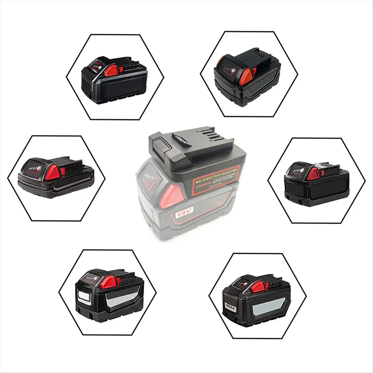 

A45I Battery Adapter for 18V Battery Conversion for 20V Lithium Battery Tool Converter Battery Adapter