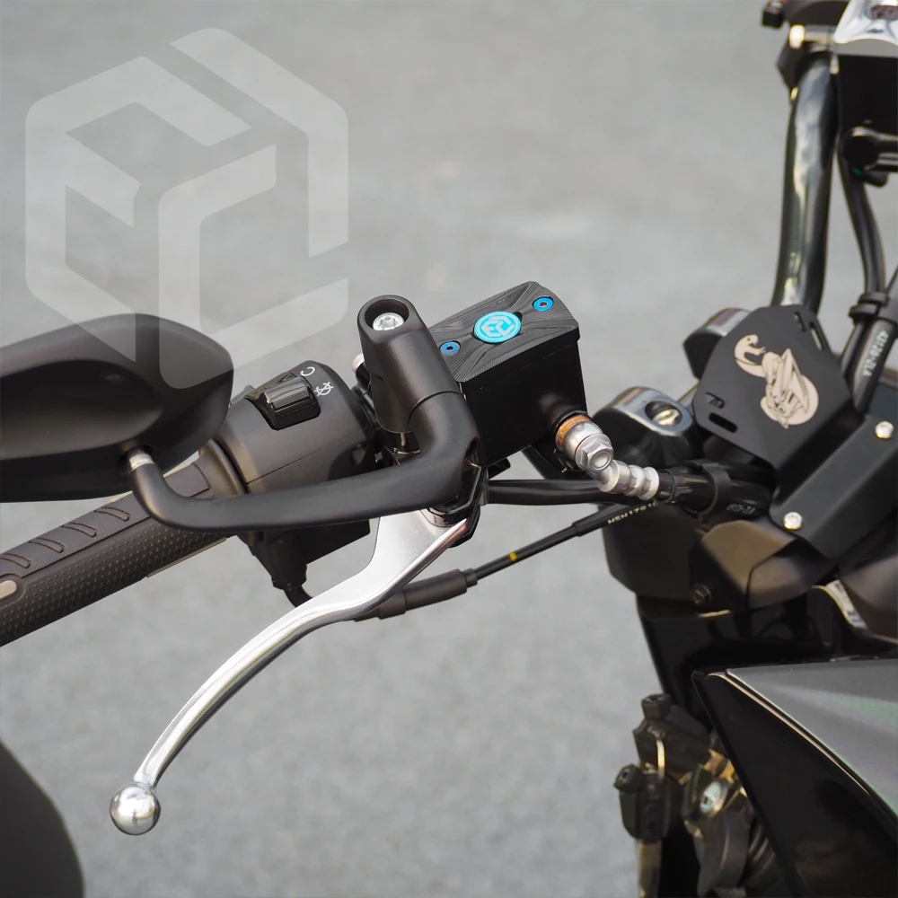 For SYM 4 MICA 125 / 150 Brake Fluid Cap Master Cylinder Reservoir Front Brake Fluid Tank Oil Cup Cap CNC Motorcycle Accessories