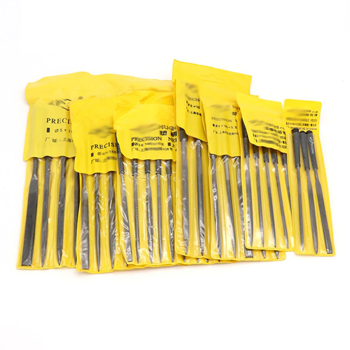 5/10 Miếng/Bộ Gỗ Mini Tiếng Sột Soạt Các Loại Tập Tin Bộ Mộc Hồ Sơ Công Cụ 5X180Mm 4X160mm 3x140mmfor Mài Kim Loại Cứng Phi Kim