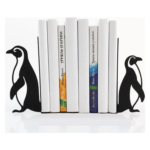 

Icon Construction Decoration Penguin Figured Decorative Metal Book Holder Book Support