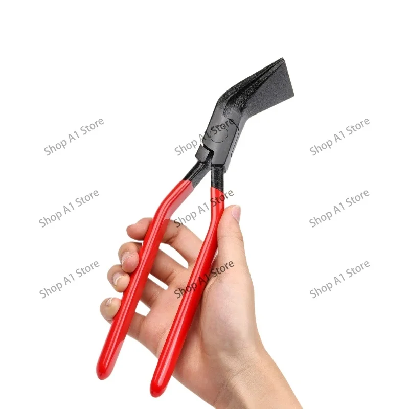 Sheet Metal Edge Folding Pliers, Vertical Hemming Flat Nose Duckbill Pliers, Hand Edge Pressing Tool for Metal Fabrication