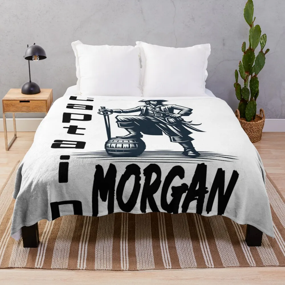 Captain Morgan Throw Blanket Decoratives sofa bed Blankets