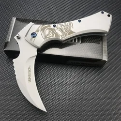 Tactical Ninja Folding Claw Blade Knife ALL Steel Tactical Defense Bushcraft Survival EDC Knives for Hunting Fishing Camping