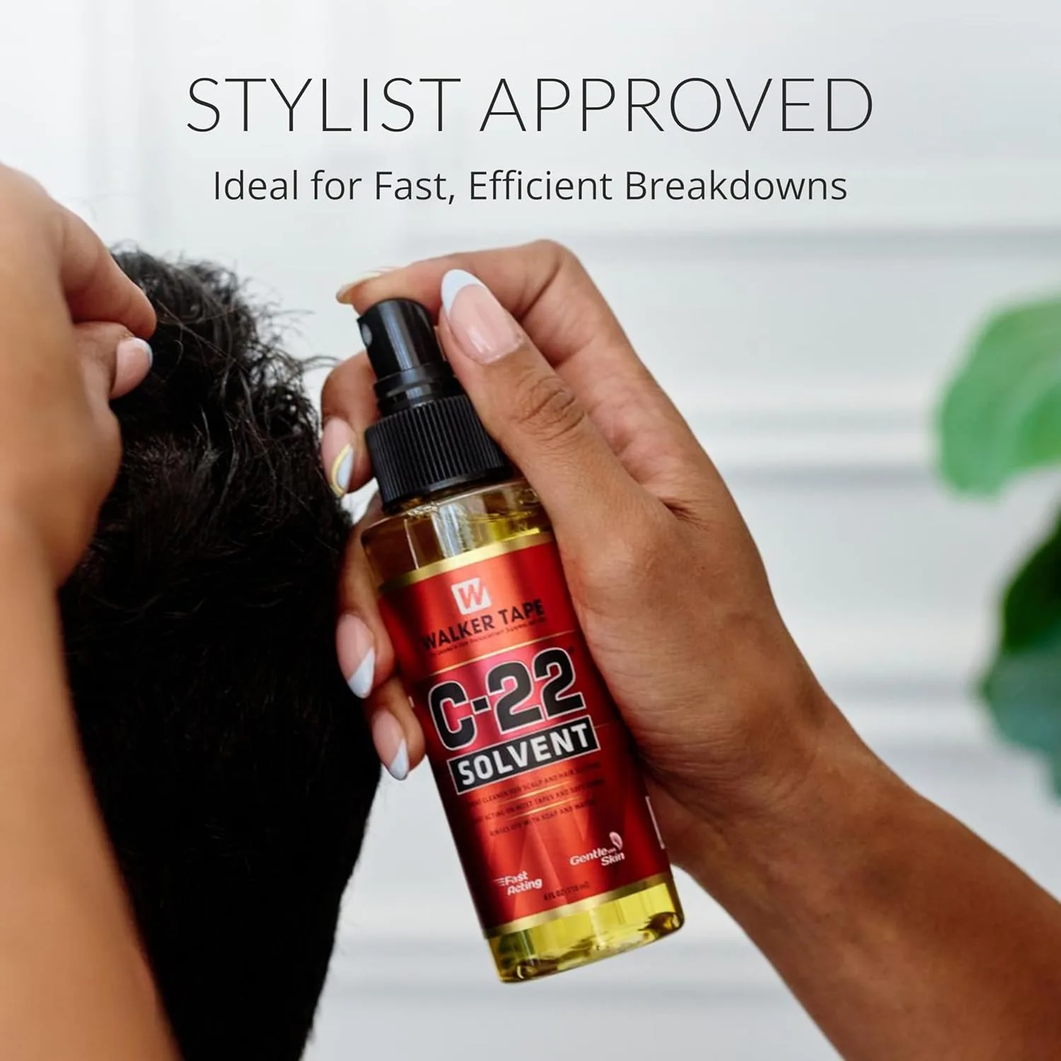 

10 флаконов спрея-растворителя Walker Tape C-22, 120 мл, быстродействующее средство для удаления клея для систем крепления волос и наращивания волос