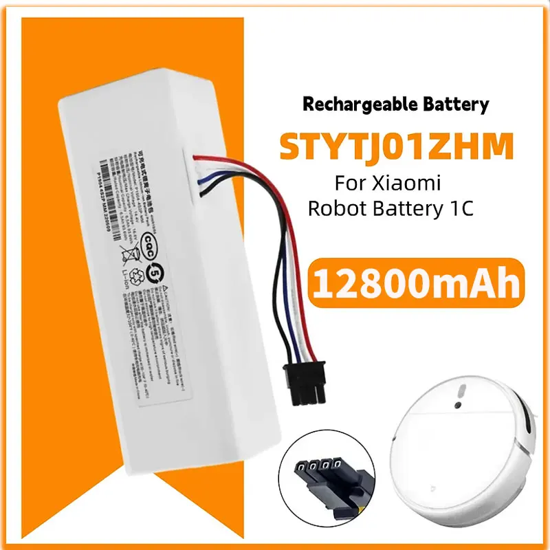 

Big promotion 14.4V 12800mah P1904-4S1P-MM Battery For Xiaomi Mijia 1C STYTJ01ZHM Robot Vacuum Mop Cleaner Accessories batte