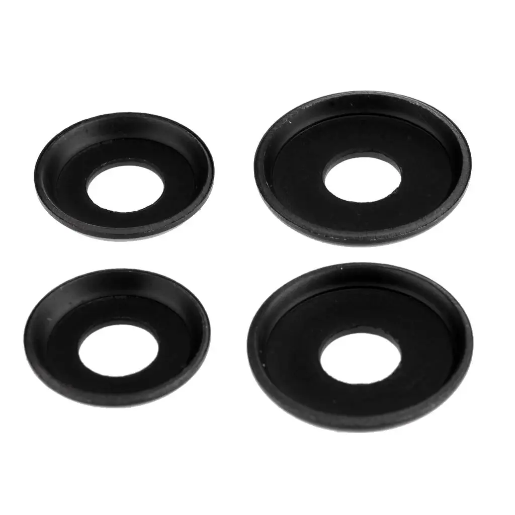 8 Pieces Thickened Replacement LONGBOARD / SKATEBOARD Truck WASHERS - Black