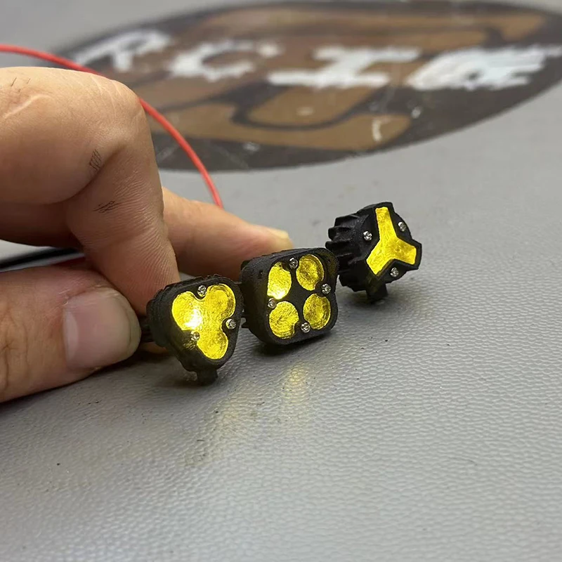1 Set Spotlight Fog Lamp for 1/10 RC Crawler Car Traxxas TRX4 Defender RC4WD Accessories