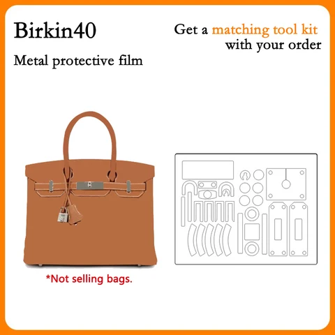 Защитная пленка для металлических элементов сумок Birkin 25, 30, 35, 40: защита от износа, царапин и окисления