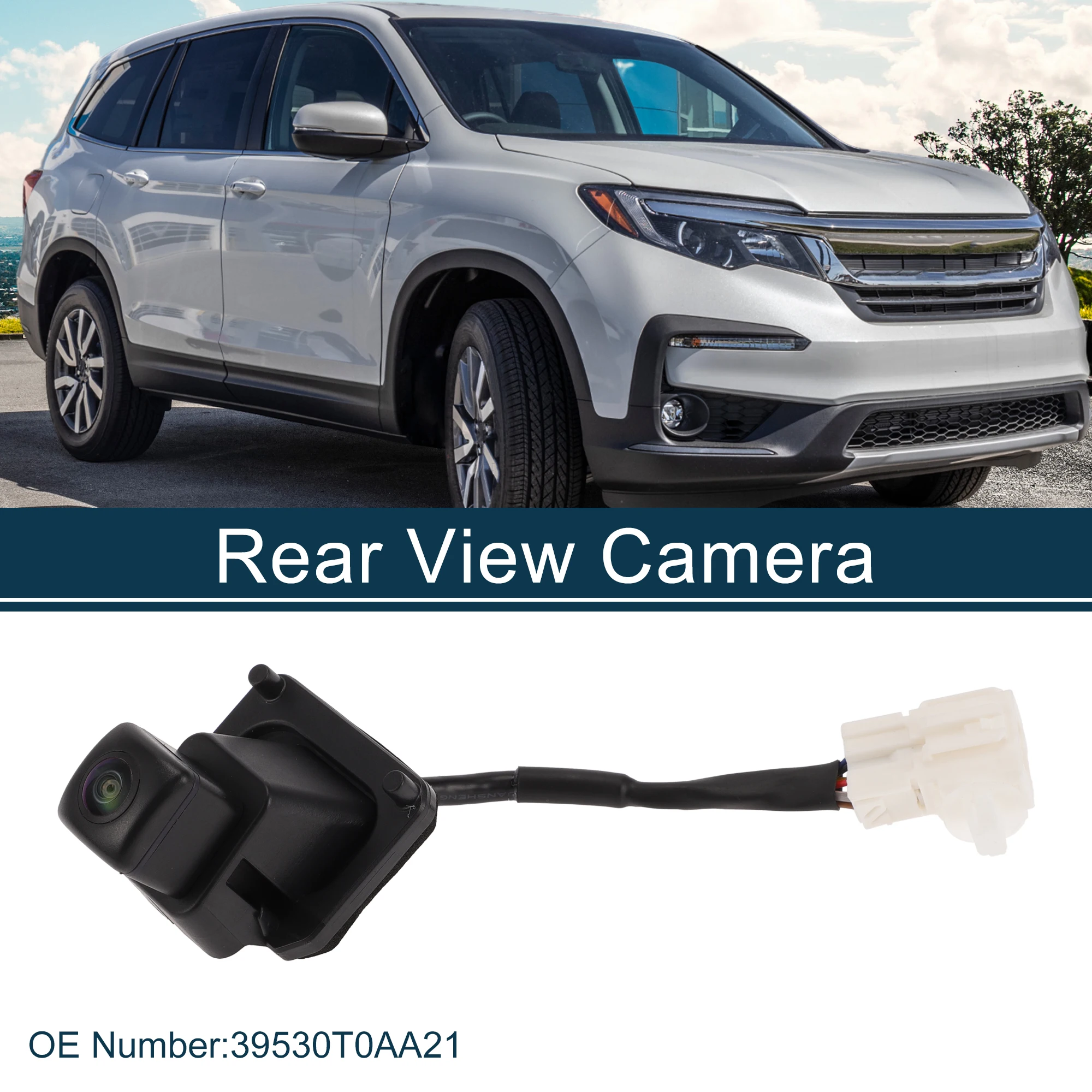 

UXCELL Rear View Camera for Honda CRV EX EX-L Touring 2.4L 2015 2016 120-180 Degree License Plate Park Assist Camera