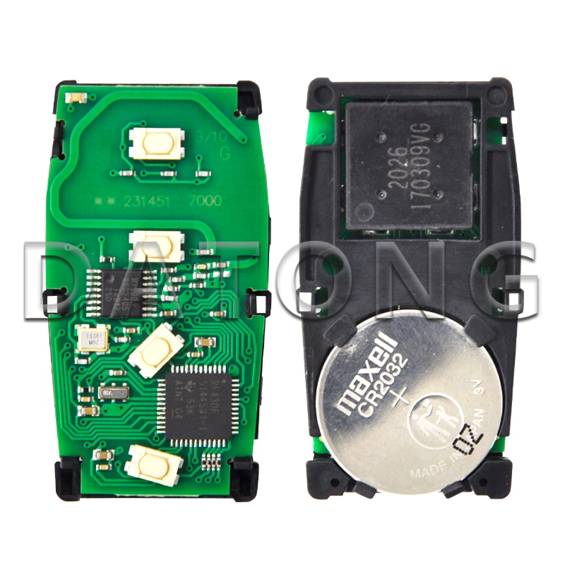 Datong World Car Remote Control Key For Subaru Forester Impreza XV BRZ Legacy 231451-7000 8A 433.92MHz 14AHK Keyless Go Card