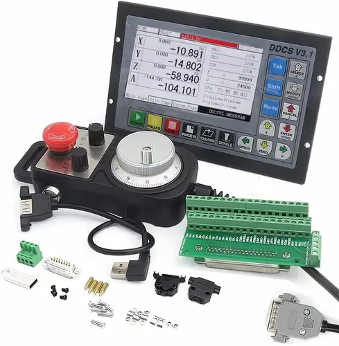 Kit de contrôleur de mouvement hors ligne CNC, 3 axes, 4 axes, DDCS, V3.1, PLC, 500KHz, G-Code