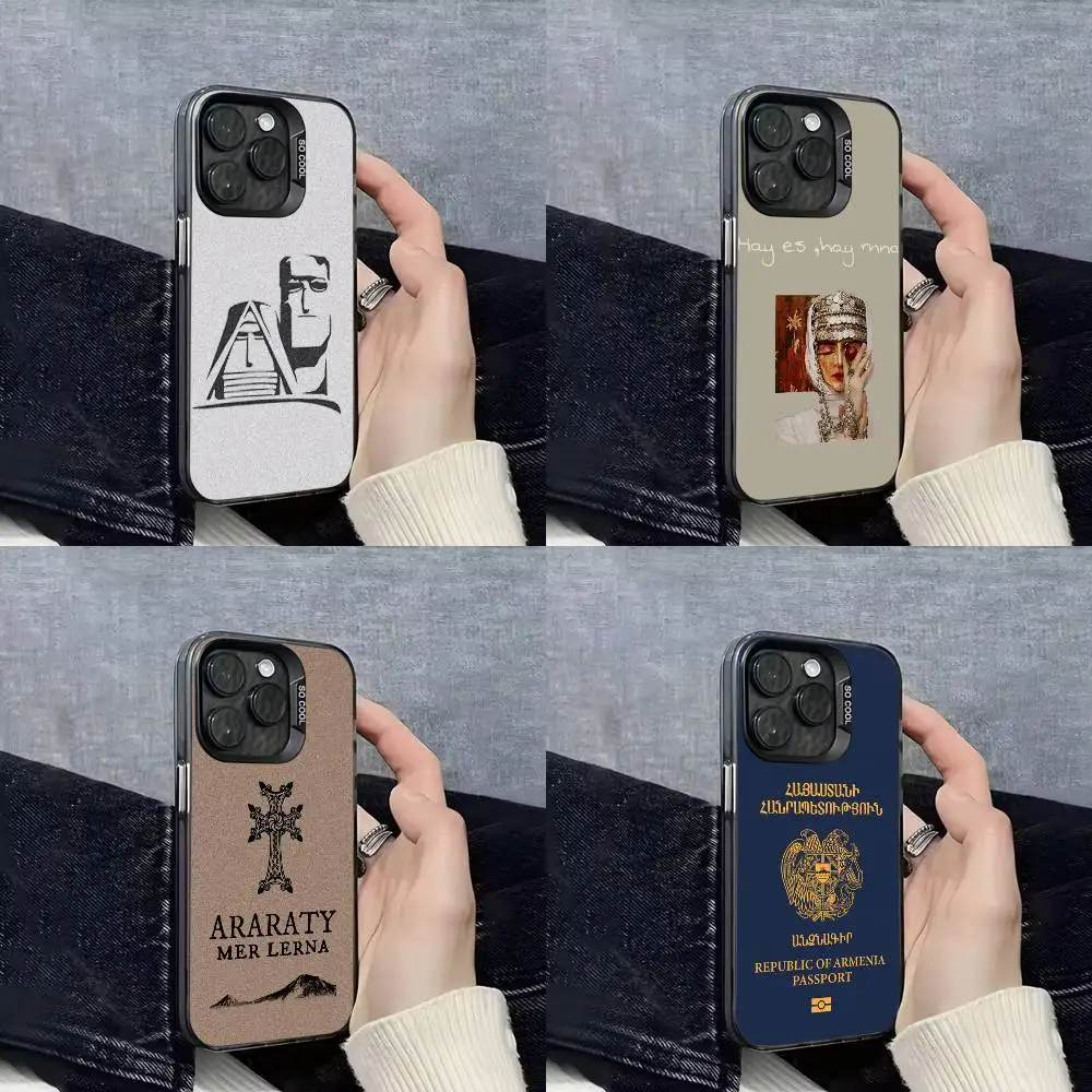 

Armenia Flag Passport Collage Phone Case For iPhone 17,16,15,14,13,12,11,Pro,Max,Plus,E,SE4,Air,Mini Black IMD Cover
