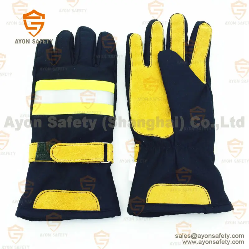 High Quality Fire Fighting Flame Protection Bodyguard Equipment Impact Gloves