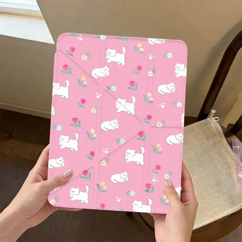 3+Y Multi-Angle Stand Cover For IPad Mini6 8.3 Air3 10.5 Pro11 iPad 10.2 7/8/9 4/5th 10.9 10th iPad A16 2025 11th Air11/13