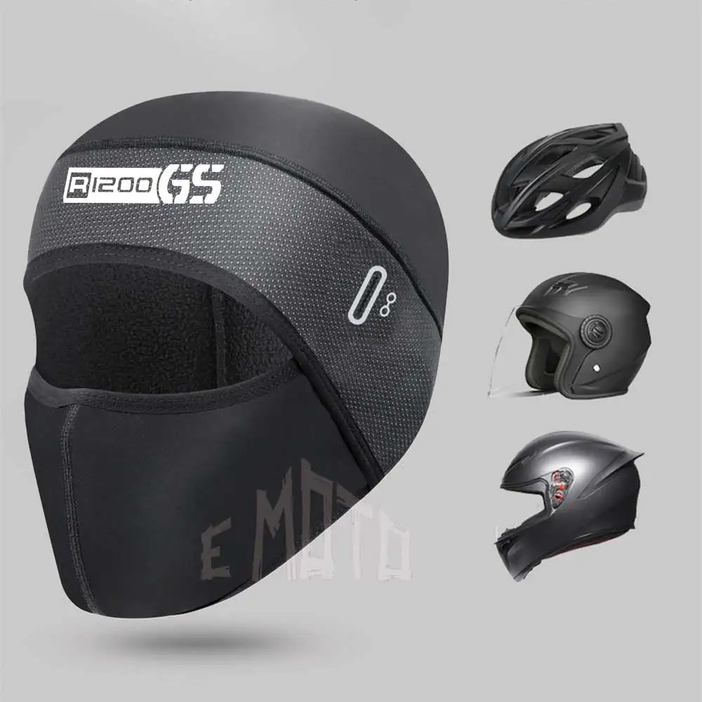 Para bmw r1200gs west biking quente ciclismo boné inverno esportes ao ar livre capacete forro bicicleta chapelaria escalada patinação chapéu para homens