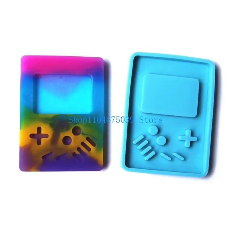 

5asd UV Epoxy Resin Casting Molds Game Machine Silicone Molds for DIY Craft Keychain Handmade Pendant Project