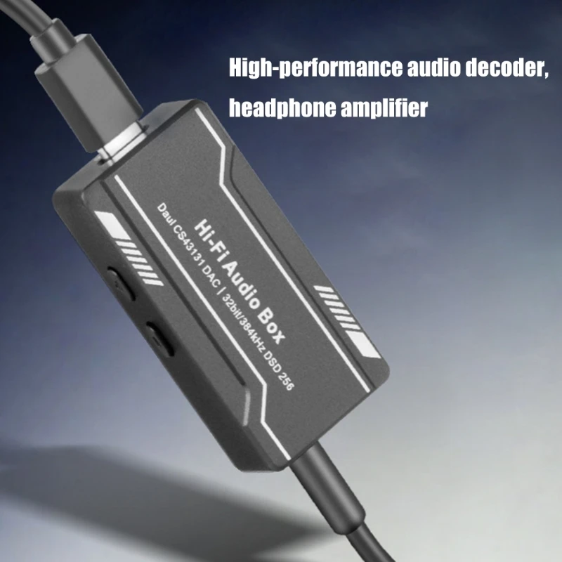 

F68B USB Type C to 3.5mm 4.4mm Sound Interfaces CS43131 HiFi Headphone Amplifier Digital Decoding Earphone Converter