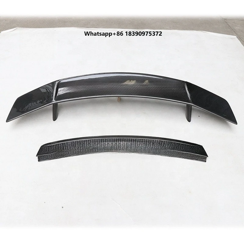 Vors Style Dry Carbon Fiber Car Large Spoiler Wing for  2008-2015 Model