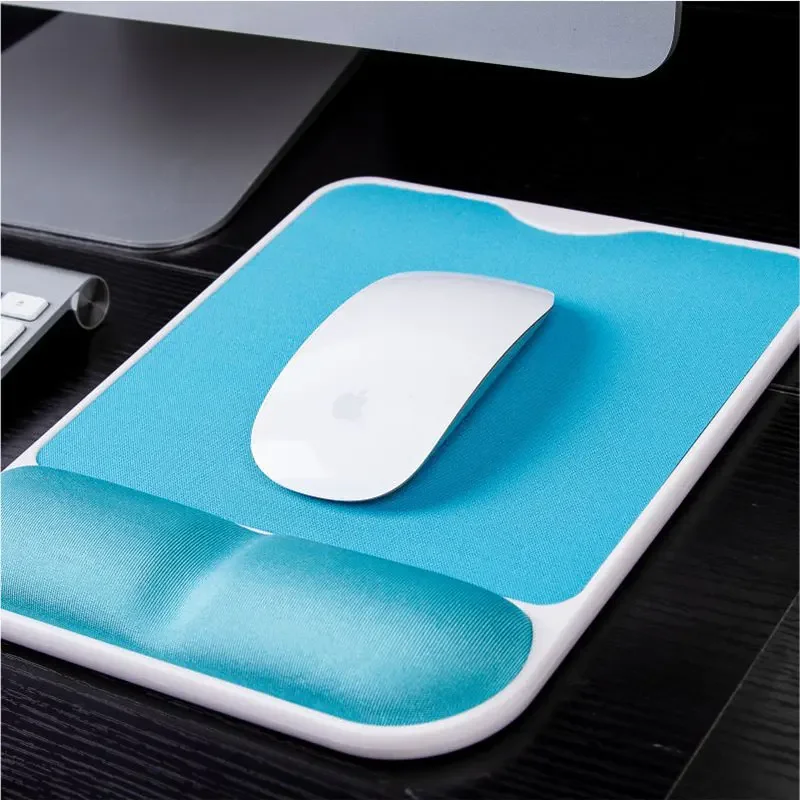 Vinlo Memory Foam Wrist Mouse Pad, Non-Slip PC Game Ergonomically Pad, Designed Wrist Suitable for Games, Office, Home