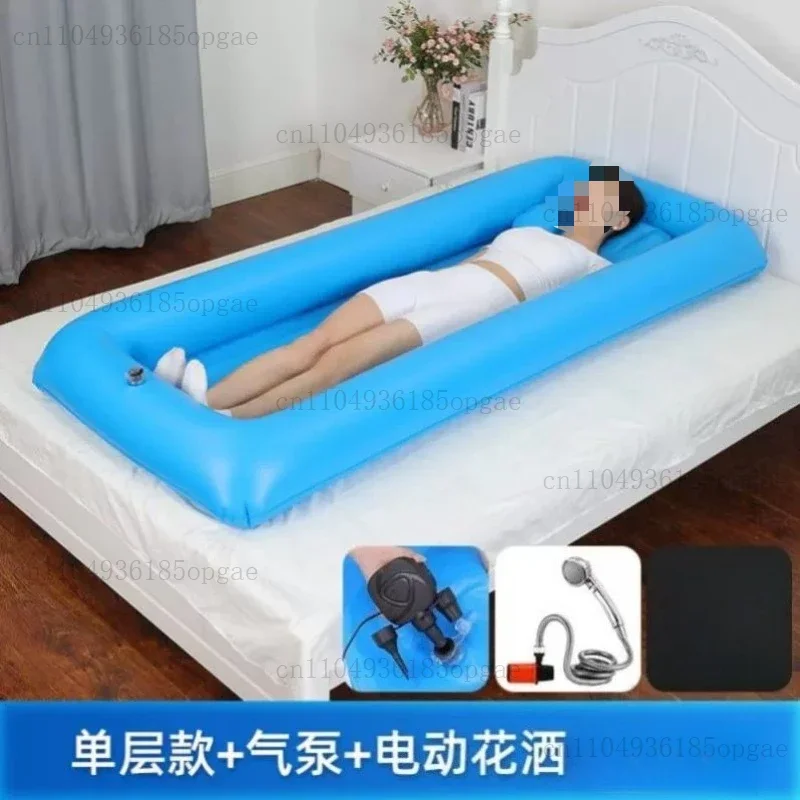 220V Nursing Home Dedicated Inflatable Bath Bed Bedridden Elderly Bath