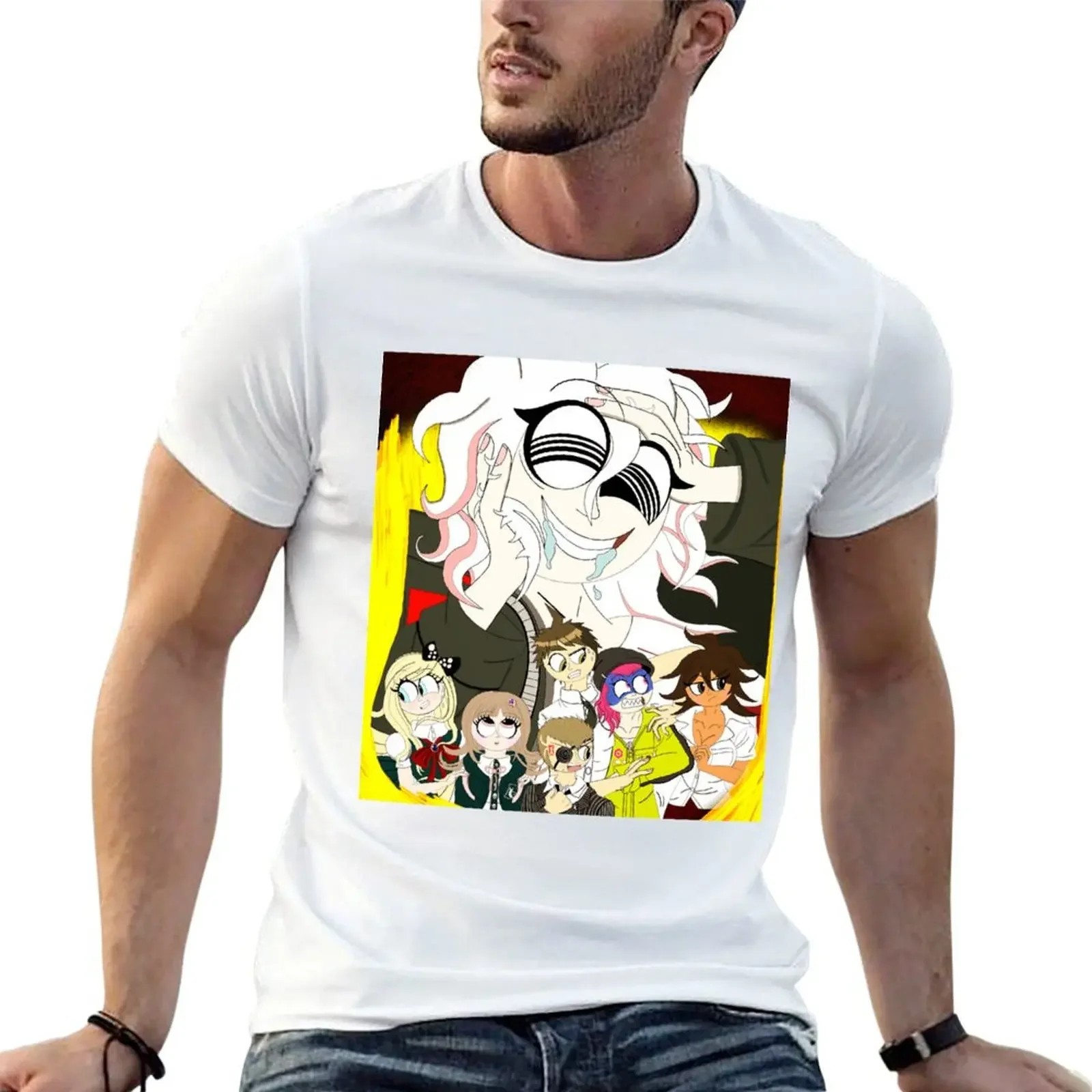 Super Danganronpa 2: Goodbye Despair - CH. 5 T-Shirt street wear vintage graphic tee man clothes fruit of the loom mens t shirts