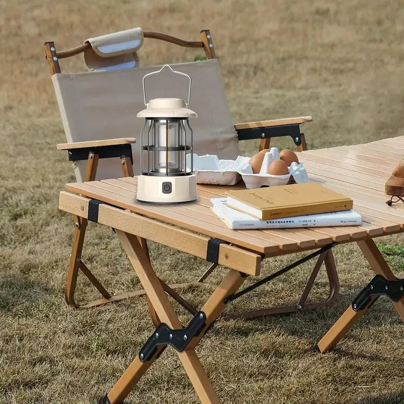 Lanternas para quedas de energia à prova dwaterproof água ao ar livre luz cob recarregável lâmpada acampamento luz pendurável portátil para caminhadas churrasco acampamento