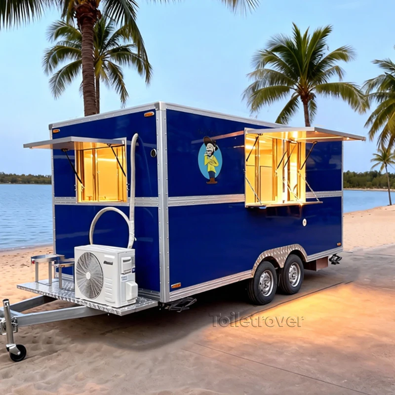 

Unique Custom Mobile Fast Food Truck Cheese Chocolate Churros Sweet Snack Candy Horsebox Food Trailer for Sale