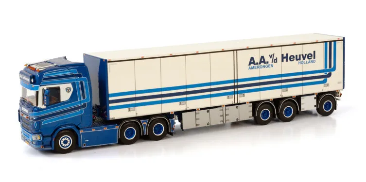 

WSI 1:50 Scale Sca-nia CS20H 6X2 Tractor,40 Foot Transport Container Delivery Truck Vehicle Diecast Toy Model,01-3775