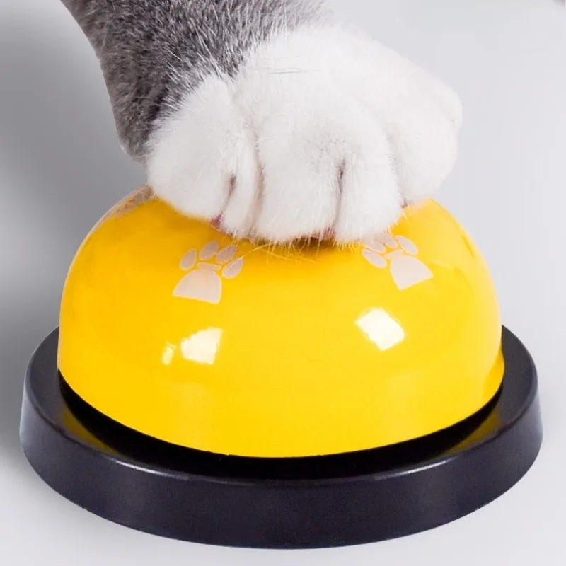 

Pet Training Bell Interactive Dog Paw Press Button Food Call Toy Golden Retriever Poodle Smart Intelligence Stimulation Game
