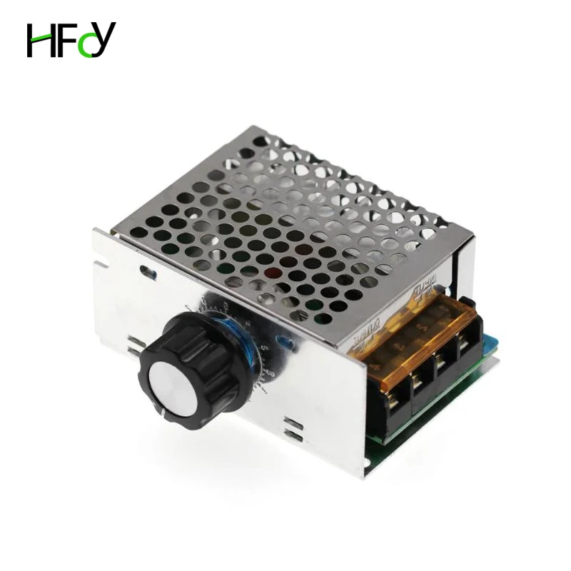 4000W AC 110V-220V SCR Adjustable Motor Speed Controller Control Dimming Dimmers Voltage Regulator Thermostat Import High-power